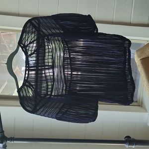 Zara sheer blouse XS